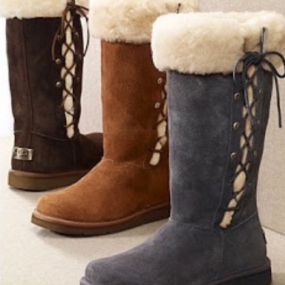 UGG Suede Winter Boots Style Upside